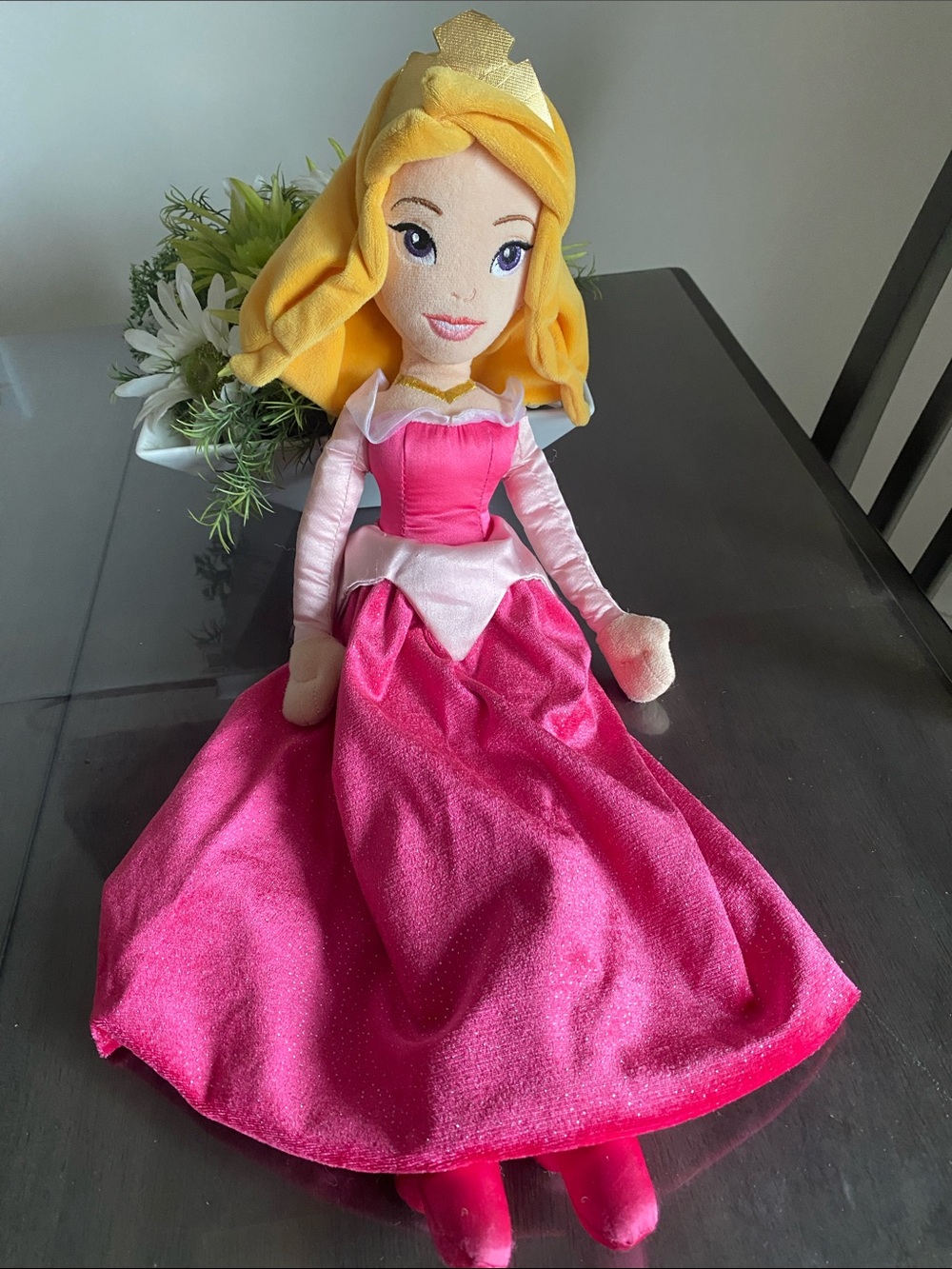 Disney Princess Doll Aurora Sleeping Beauty Plush